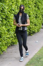 SOFIA BOUTELLA Arrives at Pilates Class in Los Angeles 05/07/2021