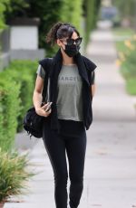 SOFIA BOUTELLA Arrives at Pilates Class in Los Angeles 05/07/2021