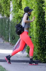 SOFIA BOUTELLA Arrives at Pilates Class in West Hollywood 05/03/2021