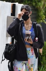 SOFIA BOUTELLA Arrives at Pilates Class in West Hollywood 05/19/2021