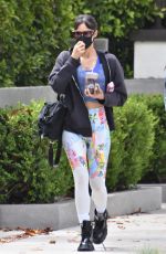 SOFIA BOUTELLA Arrives at Pilates Class in West Hollywood 05/19/2021