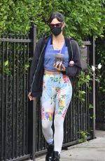 SOFIA BOUTELLA Arrives at Pilates Class in West Hollywood 05/19/2021