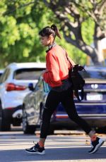 SOFIA BOUTELLA Heading to Pilates Class in West Hollywood 05/26/2021