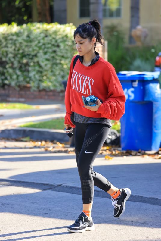 SOFIA BOUTELLA Heading to Pilates Class in West Hollywood 05/26/2021