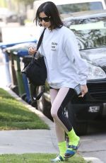SOFIA BOUTELLA Leaves a Gym in West Hollywood 05/05/2021