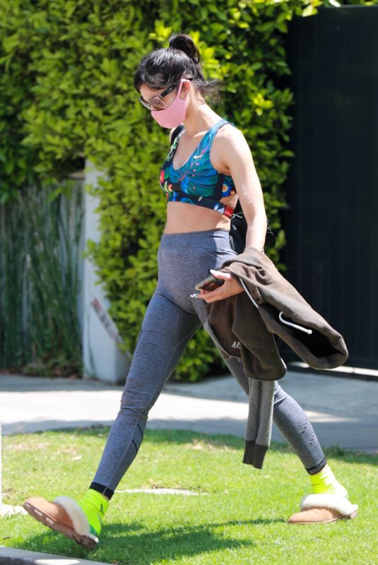 SOFIA BOUTELLA Leaves Pilates Class in West Hollywood 05/14/2021