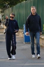 SOFIA KENIN Out with a Friend at Roland Garros 05/28/2021