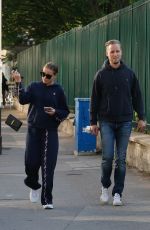 SOFIA KENIN Out with a Friend at Roland Garros 05/28/2021