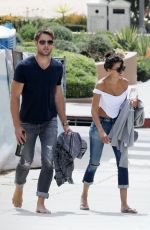 SOFIA PERNAS Having a Drink on the Beach with Friends in Malibu 05/01/2021