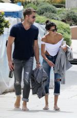 SOFIA PERNAS Having a Drink on the Beach with Friends in Malibu 05/01/2021