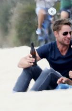 SOFIA PERNAS Having a Drink on the Beach with Friends in Malibu 05/01/2021