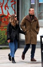 SOPHIE COOKSON Celebrates Her Birthday wih Stephen Campbell Moore Out in London 05/15/2021