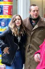 SOPHIE COOKSON Celebrates Her Birthday wih Stephen Campbell Moore Out in London 05/15/2021