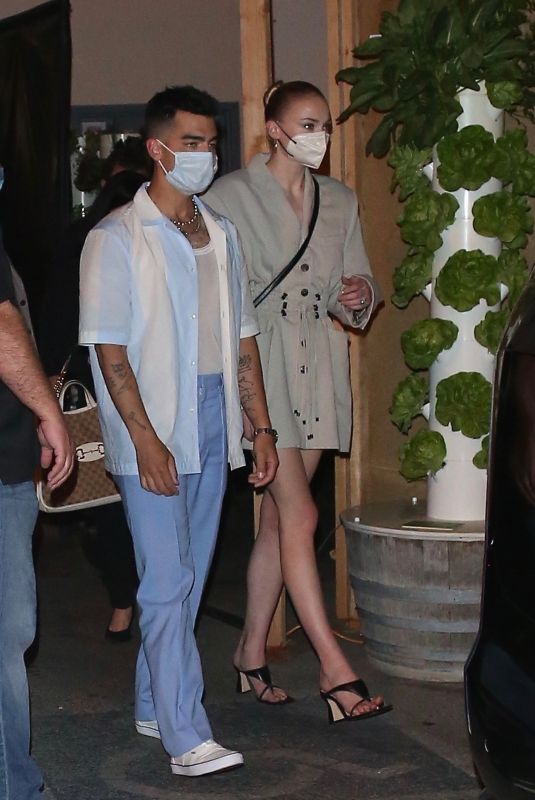 SOPHIE TURNER and Joe Jonas at Craig