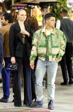 SOPHIE TURNER and Joe Jonas at Il Pastaio in Beverly Hills 05/14/2021