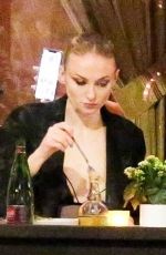 SOPHIE TURNER and Joe Jonas at Il Pastaio in Beverly Hills 05/14/2021