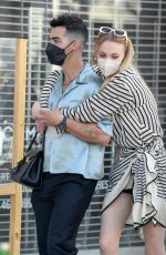SOPHIE TURNER and Joe Jonas Out in Beverly Hills 05/09/2021