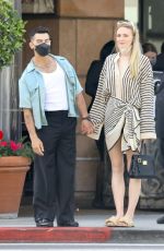 SOPHIE TURNER and Joe Jonas Out in Beverly Hills 05/09/2021