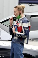 SOPHIE TURNER Arrives at Milk Studios in Los Angeles 05/13/2021