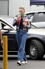 SOPHIE TURNER Arrives at Milk Studios in Los Angeles 05/13/2021
