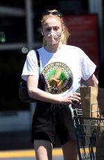 SOPHIE TURNER Out Shopping in Los Angeles 05/02/2021