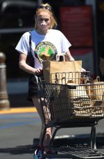 SOPHIE TURNER Out Shopping in Los Angeles 05/02/2021
