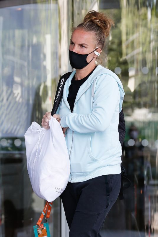 SVETLANA KUZNETSOVA Arrives at Her Hotel After Training at Roland Garros 05/29/2021