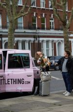 TAMARA FRANCESCONI Arrives at PrettyLittleThing Photoshoot in London 05/13/2021