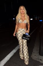 TANA MONGEAU at Bos Steakhouse in West Hollywood 05/10/2021