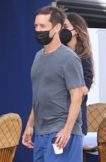 TATIANA DIETEMAN Leaves Caffe Delfini in Pacific Palisades 05/17/2021