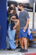 TATIANA DIETEMAN Leaves Caffe Delfini in Pacific Palisades 05/17/2021