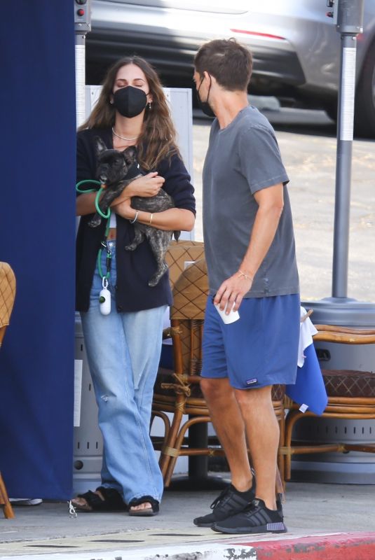 TATIANA DIETEMAN Leaves Caffe Delfini in Pacific Palisades 05/17/2021