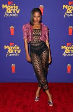 TAYLOUR PAIGE at 2021 MTV Movie Awards in Los Angeles 05/16/2021