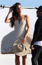 TEODORA DJURIC on the Set of L