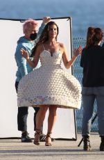 TEODORA DJURIC on the Set of L