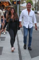 TERESA GIUDICE and Luis Ruelas at Il Pastaio in Beverly Hills 05/25/2021