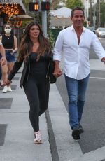 TERESA GIUDICE and Luis Ruelas at Il Pastaio in Beverly Hills 05/25/2021