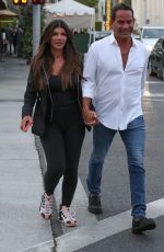 TERESA GIUDICE and Luis Ruelas at Il Pastaio in Beverly Hills 05/25/2021
