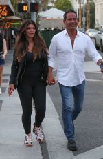 TERESA GIUDICE and Luis Ruelas at Il Pastaio in Beverly Hills 05/25/2021