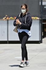 TERI HATCHER at Blue Bottle Coffee in Los Angeles 05/14/2021