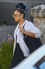 TESSA THOMPSON Leaves Her Home in Sydney 05/26/2021