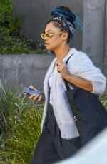 TESSA THOMPSON Leaves Her Home in Sydney 05/26/2021