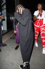 TEYANA TAYLOR Arrives at a Party in Hollywood 05/12/2021