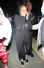 TEYANA TAYLOR Arrives at a Party in Hollywood 05/12/2021