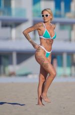 TINA LOUISE in Bikini at a Beach 04/30/2021