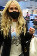TISH CYRUS Arrives at SNL in New York 05/08/2021