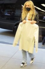 TISH CYRUS Arrives at SNL in New York 05/08/2021