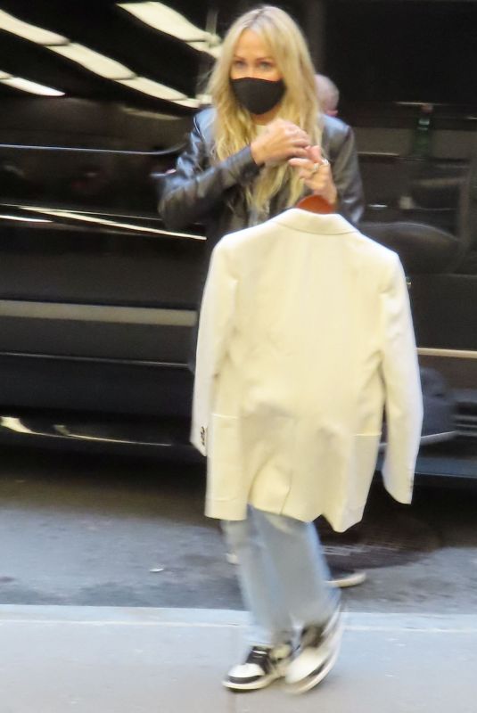 TISH CYRUS Arrives at SNL in New York 05/08/2021