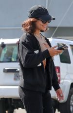 VANESSA HUDGENS and GG MAGREE Arrives at Dogpound Gym Los Angeles 05/06/2021