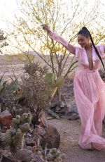 VANESSA HUDGENS at Caliwater Escape at Mojave Moon Ranch in Joshua Tree 04/30/2021